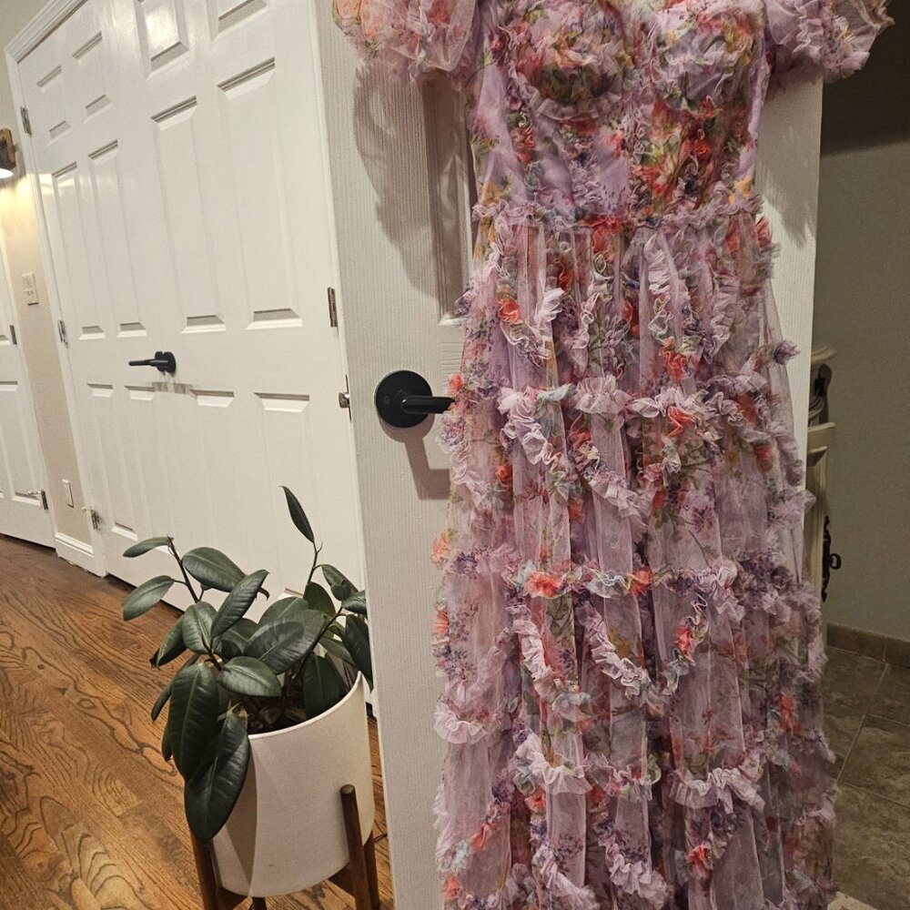 Floral Ruffle Maxi Dress - Picture 5 of 5